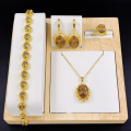 Shangjie Oem Joyas Mulheres Gold Gold Luxury Jewelry Sets
